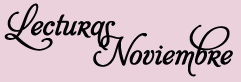 Lecturas Noviembre