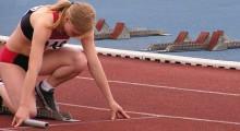 atleta en lalínea de salida