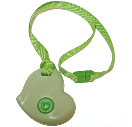 Corazón Verde : Juguete tipo Fidget Masticable fidget