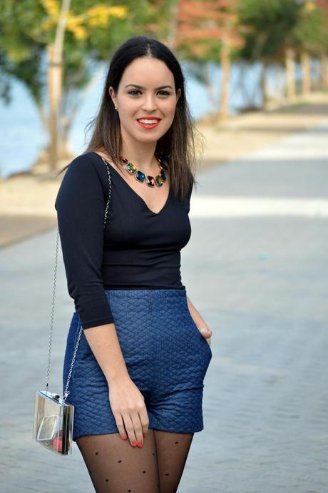 Outfit | Blue shorts