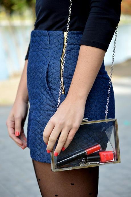 Outfit | Blue shorts