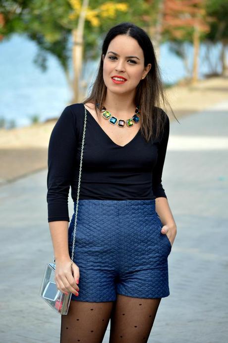 Outfit | Blue shorts