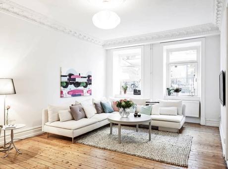 Un apartamento contemporáneo con toques Ikea.