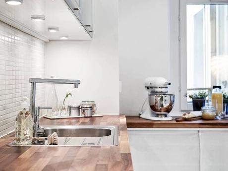 Un apartamento contemporáneo con toques Ikea.