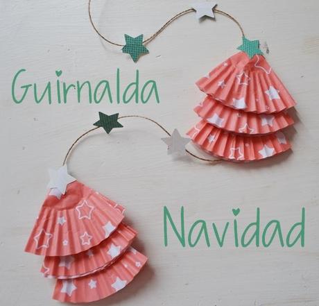 {DIY Navidad} Guirnalda mini arbolitos