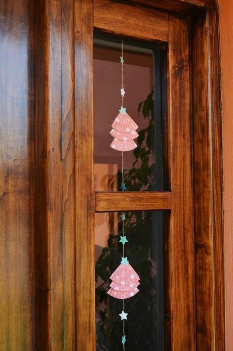 {DIY Navidad} Guirnalda mini arbolitos