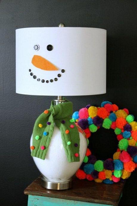 27 ideas creativas para hacer adornos de muñecos de nieve muneco de nieve 19