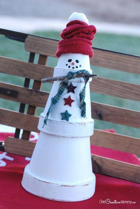 27 ideas creativas para hacer adornos de muñecos de nieve muneco de nieve 12