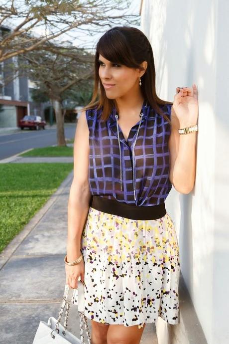 Mis looks - DVF Print