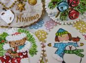 Galletas navidad pintadas relieves