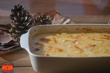 TARTIFLETTE (PASTEL DE QUESO, PATATAS,BACON Y VINO)