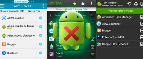 3 Administradores de tareas para Android 3 Administradores de tareas para Android