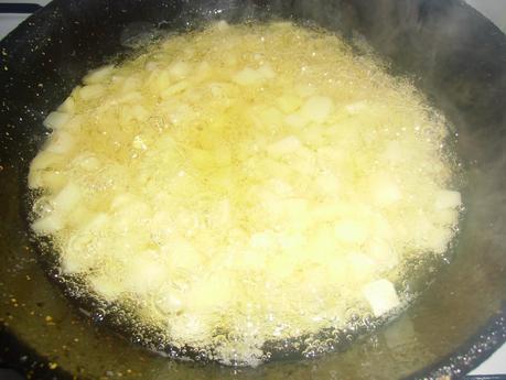 Tortilla de patatas con cebolla