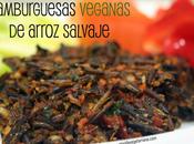 Hamburguesas veganas arroz salvaje