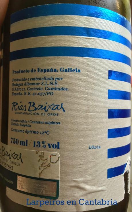 Vino Blanco Alma de Mar 2012: Seguimos con Xurxo