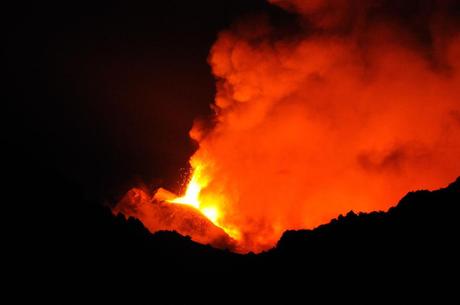 September 2012 Etna Volcano paroxysmal eruption