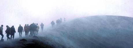 Hiking on volcano, Etna in Oct 2009