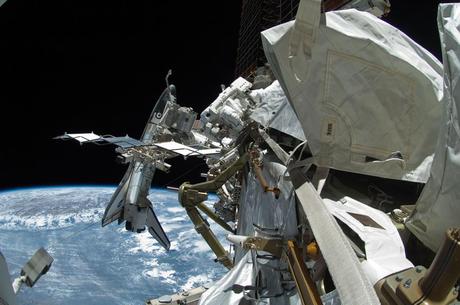 27 May 2011 7-hour, 24-minute spacewalk - NASA astronauts Endeavour last spacewalk