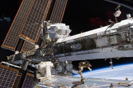 STS-134 Docked at the International Space Station