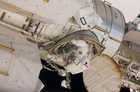 May 20 Day 5 NASA astronaut Andrew Feustel ingresses the airlock hatch on the ISS