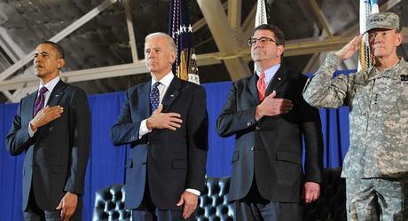 From left: US President Barack Obama,US