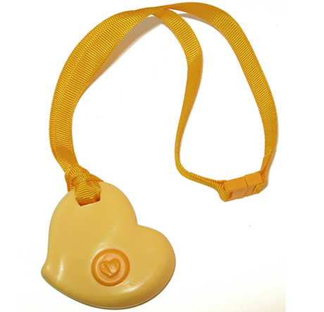 Corazón Amarillo : Juguete tipo Fidget Masticable fidget