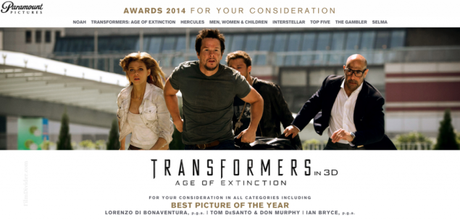 Paramount pide el Oscar para 'Transformers 4' Paramount pide el Oscar para 'Transformers 4'