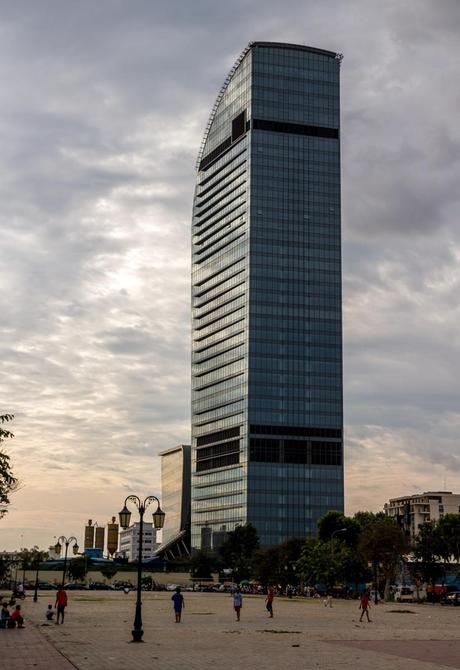 Torre de la Bolsa, el edificio más alto de Phnom Penh