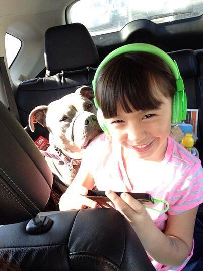Papa Noel rechaza a una niña autista que quiso saludarlo con un pitbull entrenado para ayudarla Foto: Smile! Saturday edition! Let's see your best two or four legged weekend smile!
