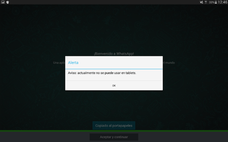 instalar WhatsApp en cualquier tablet Android
