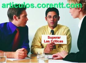 Superar las críticas es parte del desarrollo personal desarrollo personal