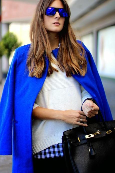 Blue Mirror Sunglasses