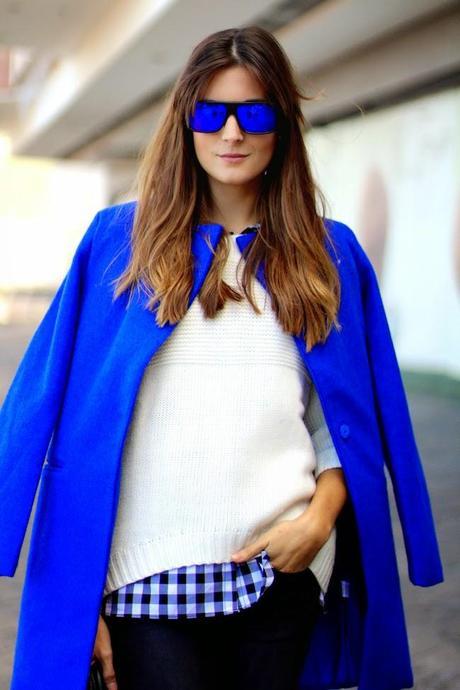 Blue Mirror Sunglasses