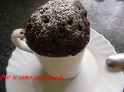 Bizcocho chocolate taza