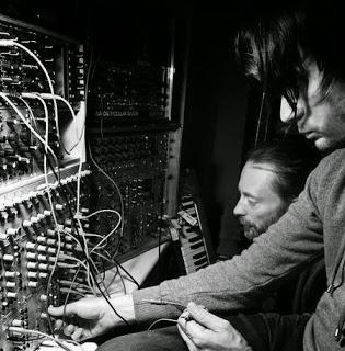 Imagen de Radiohead en el estudio de grabación