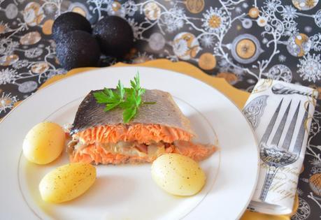 SALMON RELLENO DE SETAS Y BEICON