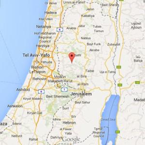 Mapa de Israel y Palestina / Google Maps