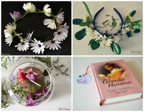 diy, hazlo tu mismo, lista, listado, manualidades, craft, repaso del año,corona margaritas, diadema flores, caja cristal, marca paginas