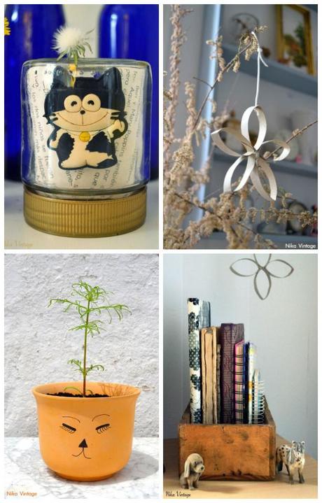 diy, hazlo tu mismo, lista, listado, manualidades, craft, repaso del año, maceta cara, cajon madera, estrella carton, gato en bote