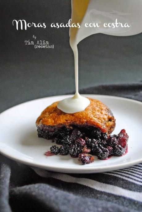 Moras asadas con costra para #desafíoBRA