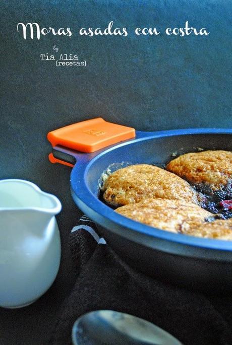 Moras asadas con costra para #desafíoBRA