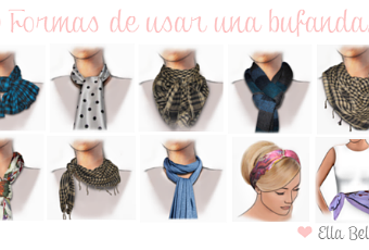10 Formas de usar una bufanda - Paperblog