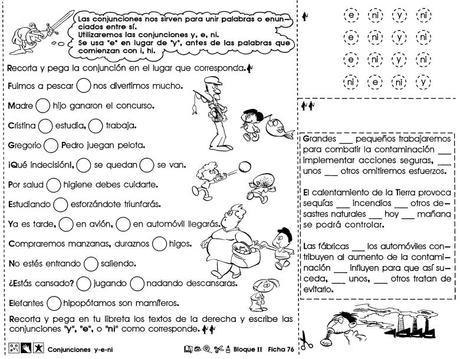 Conjunciones y-e-ni: 6to grado Conjunciones y - e - ni