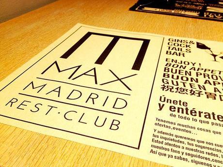 Restaurante MAX Madrid, un restaurante con encanto en el centro de la capital