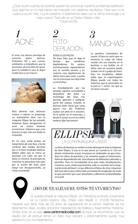 3 TRATAMIENTOS LÁSER PARA JÓVENES en Centro Medico Vital