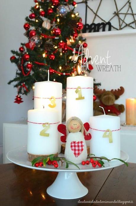 advent wreath desdeesteladodemimundo.blogspot.it