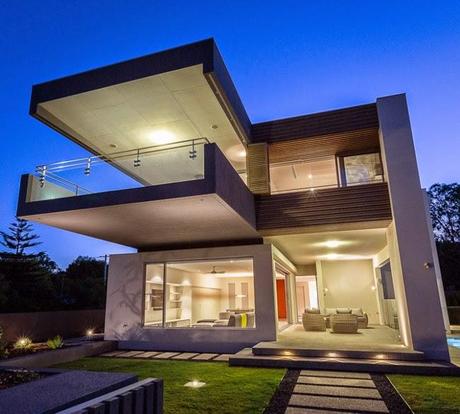 Diseno Australiano en un Vivienda sobre la Playa