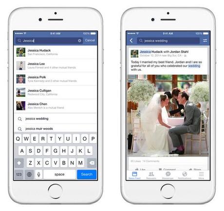 Facebook lanza búsquedas en el grafo social para móviles y ahora permite buscar posts por palabra clave