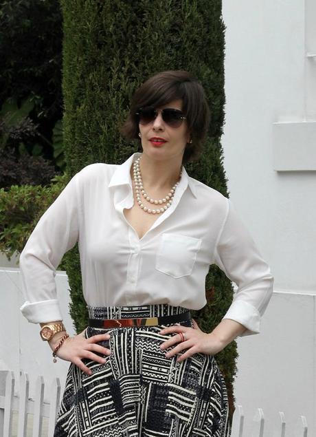 Mis Looks - La falda midi tribal