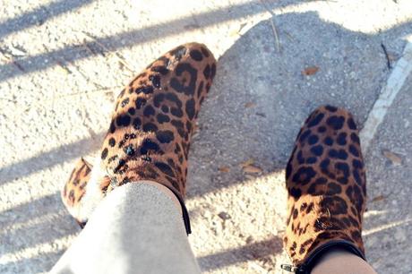 leopard ankle boots from zara